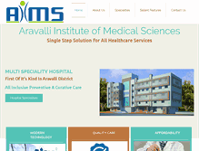 Tablet Screenshot of aimshospitals.com